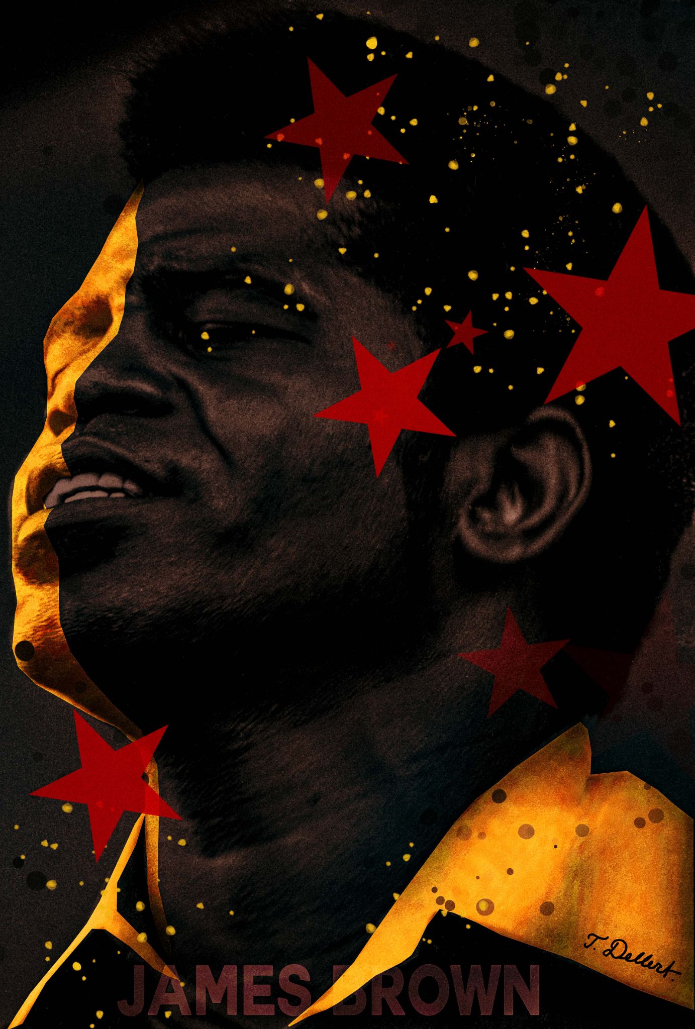 BLACK STARS GOLDEN ICONS 